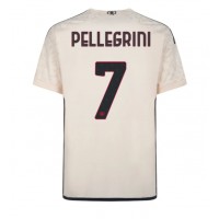 Koszulka piłkarska AS Roma Lorenzo Pellegrini #7 Strój wyjazdowy 2023-24 tanio Krótki Rękaw
